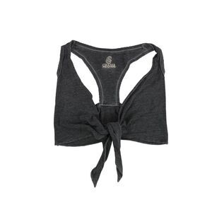 Chaser Collection Womens Distressed Racerback Wrap Blouse, NWT